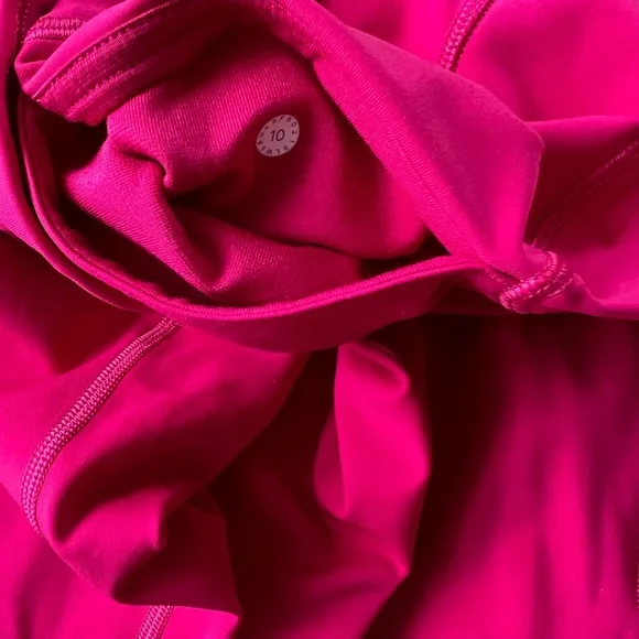 Lululemon Pink and Dark Olive Green Leggings- size 10 - Picture 5 of 11